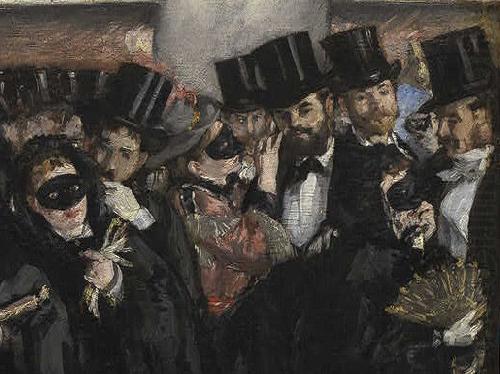 The Ball of the Opera, Edouard Manet
